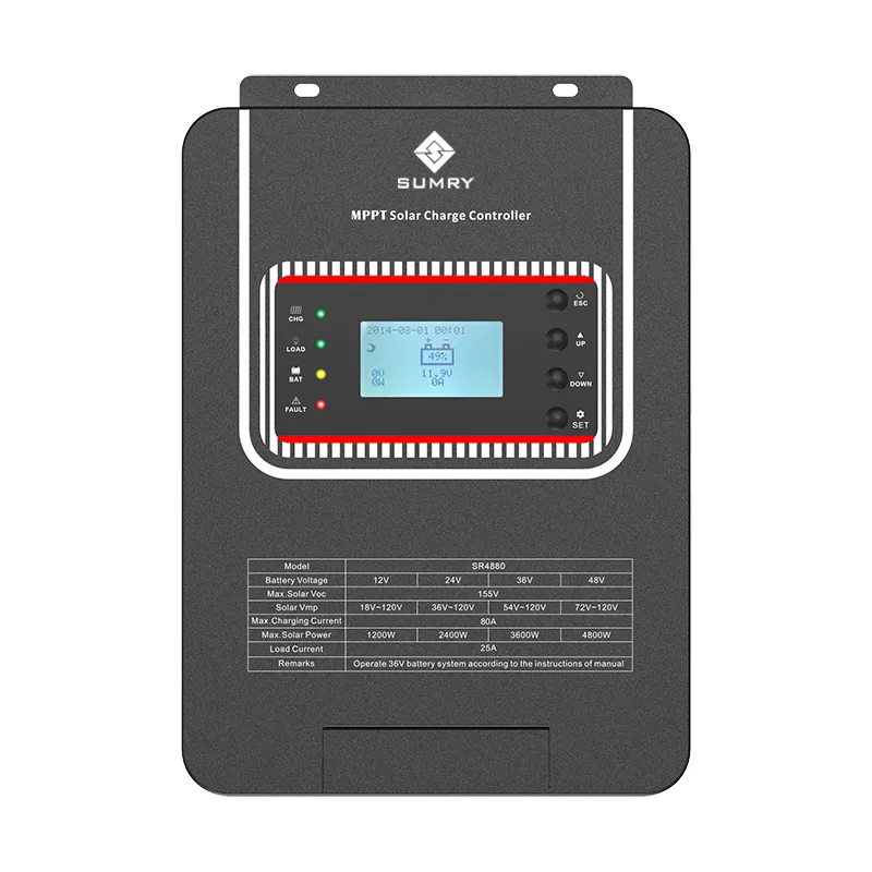 SR MPPT 100A Контроллер заряда солнечной батареи 12В/24В/48В Авто 36В набор 10000uF RS232 (расширяемый интерфейс)