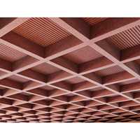 Panel de Techo Moderno Kusport, Rejilla Decorativa para Techo, Componente de Techo Suspendido para Oficina