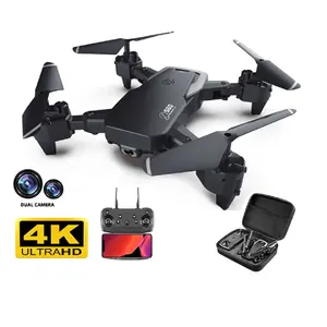 S60 drone, quadricóptero s60 atualizado tempo de voo barato 4k hd câmera dupla gps dobrável joy rc drone uav com lente inferior