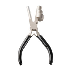 Pince à bec plat et à bec rond en acier inoxydable, 6 pouces, largeur de mâchoire 1/4 po, pointe lisse, outil de fabrication de bijoux pour le bobinage - Product Image 4