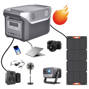 Special Offer OEM/ODM Rechargeable Portable Power Station 300Watt Home Emergency <b>Solar</b> <b>Generator</b> Pure Sine Wave USB Cigar - Product Image 1