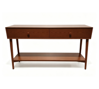 Table console en bois pour hôtel, multicouche, en contreplaqué, imperméable, personnalisée, à base de dessins, respectueuse de l'environnement