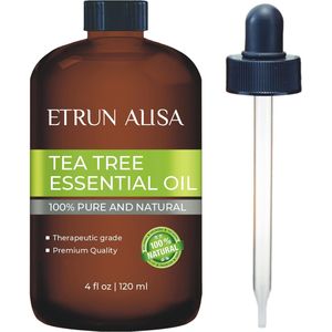 ETRUN ALISA Minyak Tea Tree Premium Label Pribadi Minyak Esensial Alami 100% Murni Alami Anti-Jamur Efektif untuk Jamur Kaki - Product Image 1