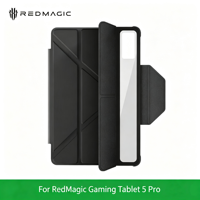 Étui pour tablette RedMagic pour tablette de jeu 5 Pro, housse de protection avec support intégré, noir