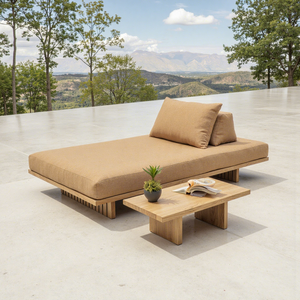 Sofá de Jardín con Tela Impermeable y Resistente a los Rayos UV para Uso en Exteriores, Sala de Estar, Patio, Parque - Product Image 1