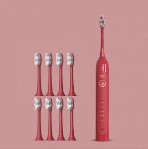 Casa adulta IPX8 Escova De Dentes De Bambu Elétrica Sônica Escova De Dentes Chinesa Escova De Dentes Inteligente - Product Image 5