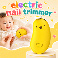 Cortauñas para Bebés con Luz, Inalámbrico, Silencioso, Lima de Uñas Eléctrica, Kit de Manicura para Venta al por Mayor, Productos para Madres y Bebés