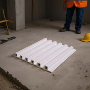 Pavimentazione Esterna Elite a Sei Celle 160x16.5 in Plastica Incastrabile Impermeabile Rettangolare con Superficie Liscia - Product Image 2