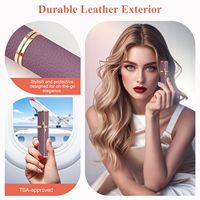 Mini atomizador de Perfume de cuero de 5ml, botella de Spray de viaje recargable, dispensador de fragancia de lujo portátil para bolsos, monedero