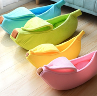 Großhandel Bananen form Abnehmbares Hunde bett Eierform Katzen höhle EVA Indoor Cat House