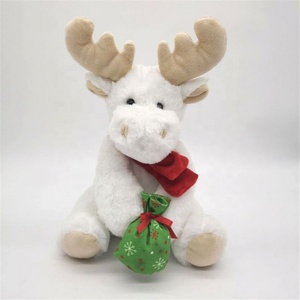 Marca de San Valentín de peluche de Navidad de peluche de dibujos animados mascota muñeco de nieve de juguete con sombrero rojo - Product Image 6