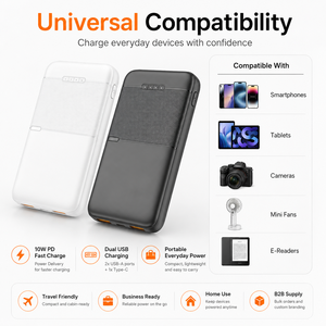 ขายส่ง พาวเวอร์แบงค์ 5000mah สำหรับโทรศัพท์มือถือ ชาร์จเร็ว 10w รับทำโลโก้ตามสั่งจากโรงงาน - Product Image 6