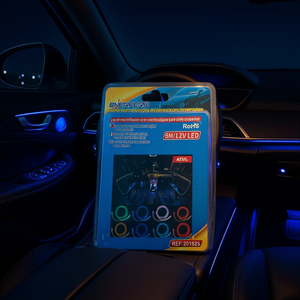 Enerfero Led Strip Light 5M 12V Blue <b>Car</b> <b>Interior</b> Decoration RoHS Compliant - Product Image 3