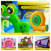 Souffleur d'air gonflable portable haute performance pour tente de bouncy castle commerciale, 220V 480W, coque en plastique