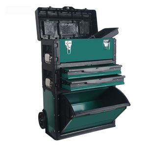 Three-Layer Combined Pull Rod <b>Toolbox</b> with Movable Wheel Multi-Function Anti-Shock Direct <b>Sale</b> - Product Image 1