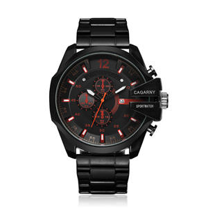 Reloj de Pulsera de Cuarzo para Hombre CAGARNY 6839, de Lujo, con Correa de Acero, Calendario, Esfera Grande Luminosa, Relojes para Hombre, Relogio Masculino, Montres Hommes - Product Image 6