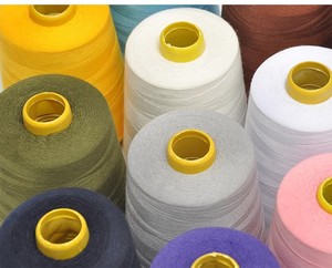 Sợi len may 40/2 8000 thước, 100% <span class=keywords><strong>polyester</strong></span>, nhuộm sợi, màu xám melange, chất lượng cao, dùng cho máy đan tròn - Product Image 5