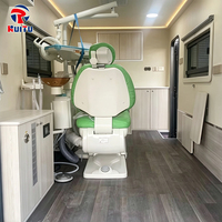 Unité dentaire portable Foton Dental Van avec compresseur d'air et fauteuil dentaire de luxe