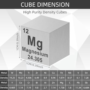 Set di 20 Cubi Elementari da 10mm, Set di Cubi Metallici per Studenti, Insegnanti, Appassionati di Scienza, Collezione e Fai-da-Te - Product Image 2