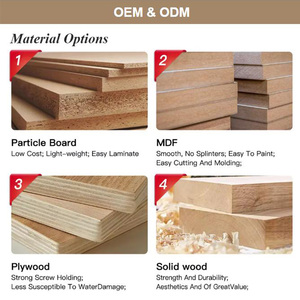 Librería Moderna de Madera Personalizada para Oficina en Casa o Sala de Estar, Mueble Portátil para el Hogar, Estantería para Libros - Product Image 5