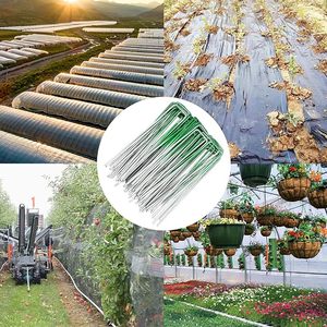 Lot de 20 piquets de pelouse en forme de U de 15 cm Outil de tournage polyvalent - Product Image 4