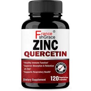 Better Absorbed Dietary Supplements Healthy Immune Function 120 Vegetarian Zinc Quercetin Capsules