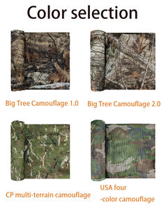 <span class=keywords><strong>Filet</strong></span> de <span class=keywords><strong>camouflage</strong></span> multi-terrain jungle à motif tridimensionnel quatre couleurs, respirant et anti-UV, spécial chasse - Product Image 2