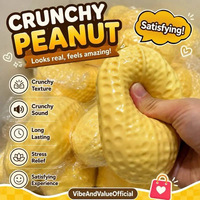 Balle anti-stress amusante en forme de citron croustillant - Jouet à presser doux et croustillant, idéal pour les fêtes et la relaxation