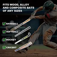 Einfarbiges PU-Material Sport-Griffband Atmungsaktiv Rutschfest 1,1mm Dicke Einfach zu Wickeln 990mm Länge für Baseball Softball