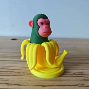 Figura extranjera de hombre de montaña <span class=keywords><strong>y</strong></span> mar de AI, plástico Tung Sahar Tralalo, plátano, <span class=keywords><strong>orangután</strong></span>, tiburón, obra de arte hecha a mano - Product Image 2