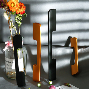 Tay Cầm Tủ Quần Áo Tay Cầm Kéo Ngăn Kéo Tủ Đồ Nội Thất Tay Cầm Dài Bằng Nhôm Màu Đen - Product Image 2