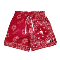 Shorts de sport décontractés pour femmes, style vintage, motif Paisley, shorts de basket-ball personnalisés pour hommes, streetwear, polyester, shorts de fitness pour hommes