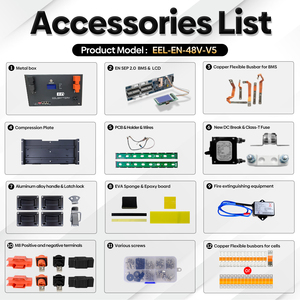 Caja DIY para rack de servidor EEL 48V 16S V5 con <span class=keywords><strong>BMS</strong></span> Bluetooth <span class=keywords><strong>Seplos</strong></span> V2.0 integrado, tipo apilable, apta para celdas de 230/280/302Ah, caja vacía DIY. - Product Image 5