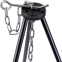 Robuste et stable activités de plein air feu de camp cuisson néerlandais trépied Mini réglable gril trépied cuisinière Camping trépied
