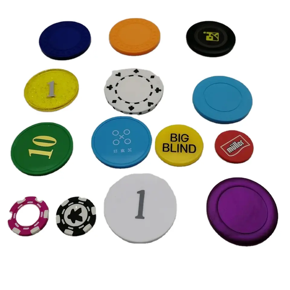 Wholesale Educational Board Game Accessories Custom Paper Board Game Chips board game token
