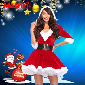Vestido de Ballet Navideño de Pelo Largo Meshin, de Seda/Algodón, para Mujer, Estilo Reina, Comercio Exterior - Product Image 2