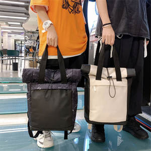 Custom From China Durable Pc <b>Backpack</b> <b>Roll</b> <b>Top</b> Closure Waterproof Fabric Lining Daily - Product Image 4