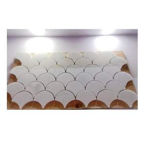 Anufacture F An haped ish cale Hite ararble tono osaosaic arrarrera atterattern Itchen acksplash osaosaic - Product Image 3