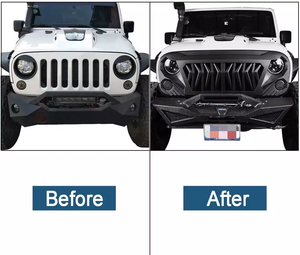 Grille de <span class=keywords><strong>calandre</strong></span> avant pour <span class=keywords><strong>Jeep</strong></span> Wrangler JK, accessoires tout-terrain 4x4 Spedking 2013-2017 - Product Image 2