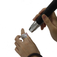 Lampe torche professionnelle pour l'inspection des diamants avec lumière blanche, jaune, UV365, UV395 rechargeable