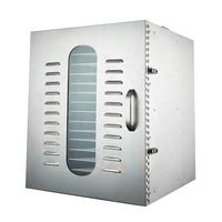 Machine de déshydrateur alimentaire en acier inoxydable à 16 étages pour usage industriel et commercial avec éléments chauffants électriques
