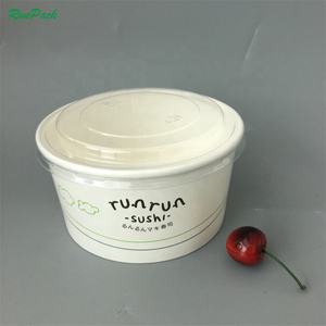 Embalaje <span class=keywords><strong>de</strong></span> comida con impresión personalizada, Papel Kraft desechable, 18, 25, 35, 40 y 46 oz, cuenco <span class=keywords><strong>de</strong></span> ensalada con tapa para mascotas, <span class=keywords><strong>precio</strong></span> <span class=keywords><strong>de</strong></span> fábrica - Product Image 4