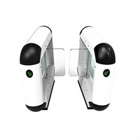 Torniquete de Altura Completa con Barrera Oscilante Específica para Guarderías, Control de Acceso Peatonal por Infrarrojos, Anti-Pellizcos, Sistema de Acceso Escolar Facial