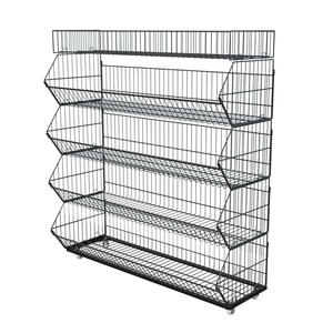 Kainice Étagère de rangement pour légumes de <span class=keywords><strong>cuisine</strong></span> à 5 niveaux de 500mm personnalisée Étagère métallique légère pour supermarché d'affichage au détail - Product Image 1