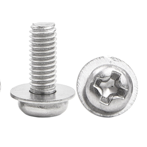 304 Stainless Steel Cross Recessed Pan Head <b>Screw</b> Assembly With Flat M2 M3 M4 <b>M5</b> <b>Screw</b> Combination Set - Product Image 1