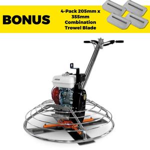 Flextools FT203436-UNIT (FP436) 915mm (36") Profinish Walk-Behind Trowel Petrol Power Source - Product Image 2