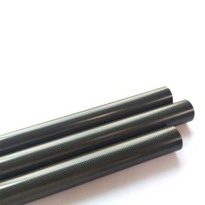 SHENYU 3K Matte Carbon Felt Tapered Round Tube 5mm High Strength for Telescopic Tent <b>Poles</b> Drone Frame & Photography Supports - Product Image 2