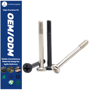 Phillips Pan Head Screws Nickel Plated Half Threaded Electronics Assembly Desktop Computer Metric M3 M4 <b>Fastener</b> Hardware - Product Image 1