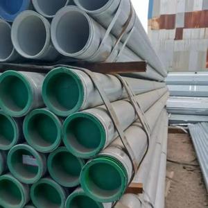 Tuyau en acier galvanisé Q235B de 1,5 pouce, poids par mètre, tuyaux en acier laminé à chaud avec revêtement plastique - Product Image 3