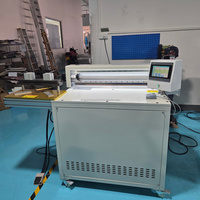 Machine à rainurer semi-automatique pour carton, machine à rainurer en V pour fabricant de boîtes rigides, machine à rainurer pour carton gris
